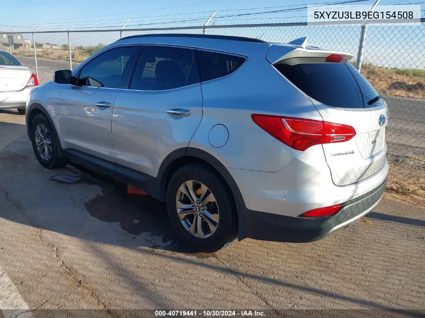 2014 Hyundai Santa Fe Sport 2.4L VIN: 5XYZU3LB9EG154508 Lot: 40719441