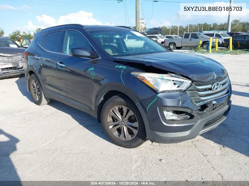 2014 Hyundai Santa Fe Sport 2.4L VIN: 5XYZU3LB8EG185703 Lot: 40738634