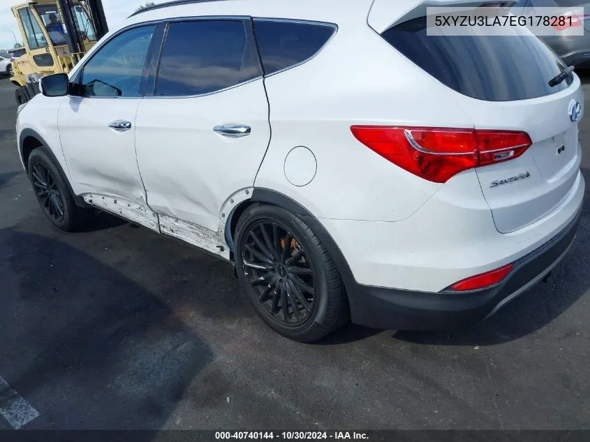 5XYZU3LA7EG178281 2014 Hyundai Santa Fe Sport 2.0L Turbo