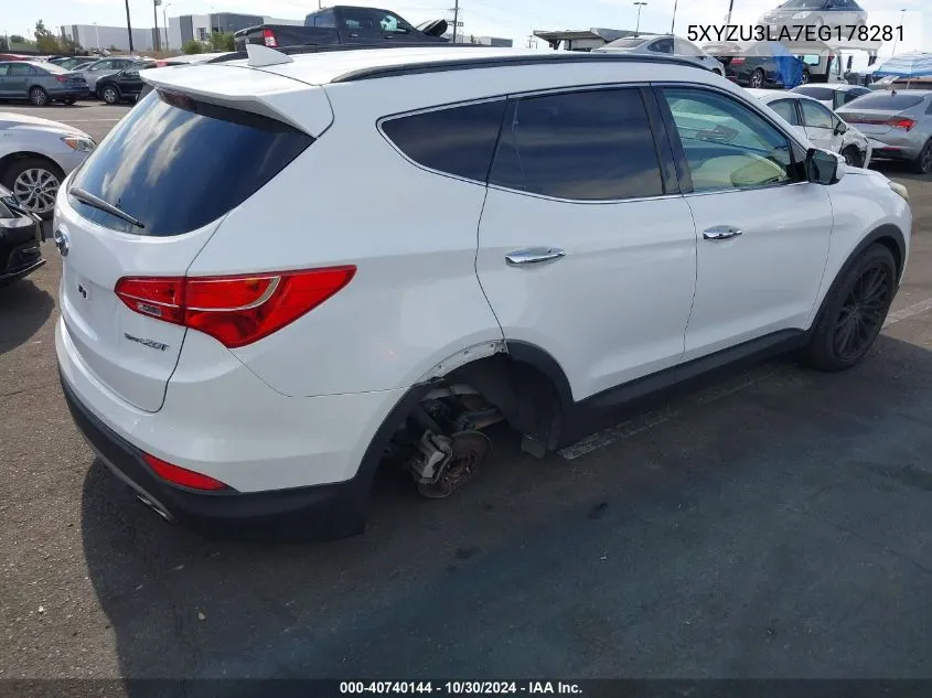 5XYZU3LA7EG178281 2014 Hyundai Santa Fe Sport 2.0L Turbo