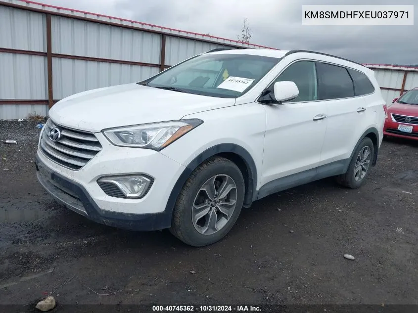 2014 Hyundai Santa Fe Gls VIN: KM8SMDHFXEU037971 Lot: 40745362