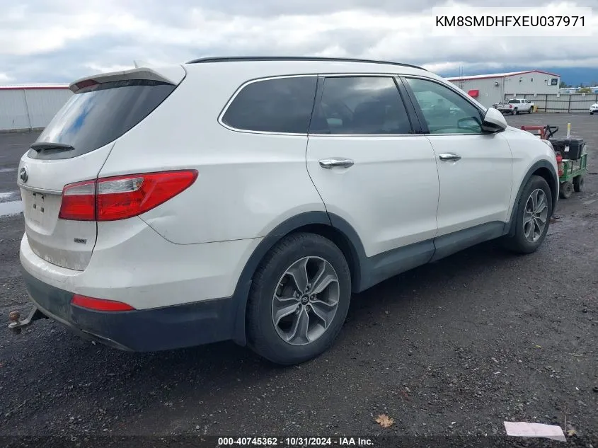 2014 Hyundai Santa Fe Gls VIN: KM8SMDHFXEU037971 Lot: 40745362