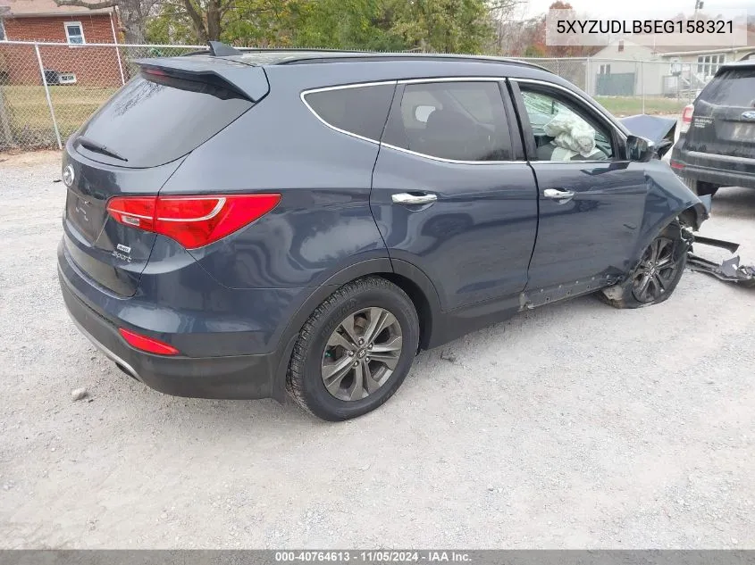 2014 Hyundai Santa Fe Sport 2.4L VIN: 5XYZUDLB5EG158321 Lot: 40764613