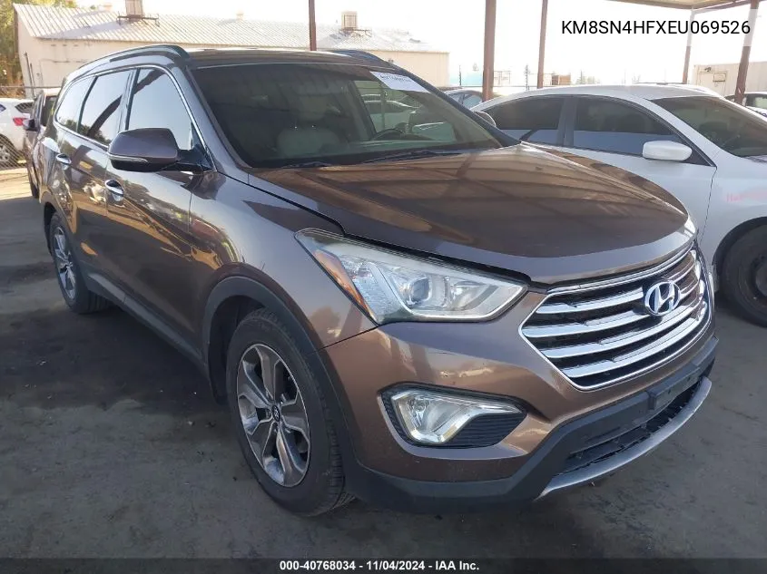 2014 Hyundai Santa Fe Limited VIN: KM8SN4HFXEU069526 Lot: 40768034