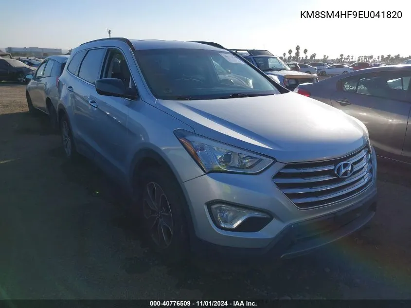 2014 Hyundai Santa Fe Gls VIN: KM8SM4HF9EU041820 Lot: 40776509