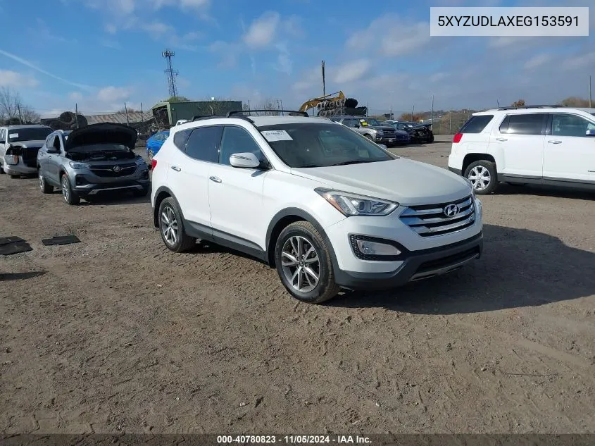 2014 Hyundai Santa Fe Sport 2.0L Turbo VIN: 5XYZUDLAXEG153591 Lot: 40780823