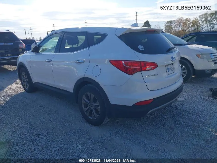 2014 Hyundai Santa Fe Sport 2.4L VIN: 5XYZT3LB5EG159062 Lot: 40783828