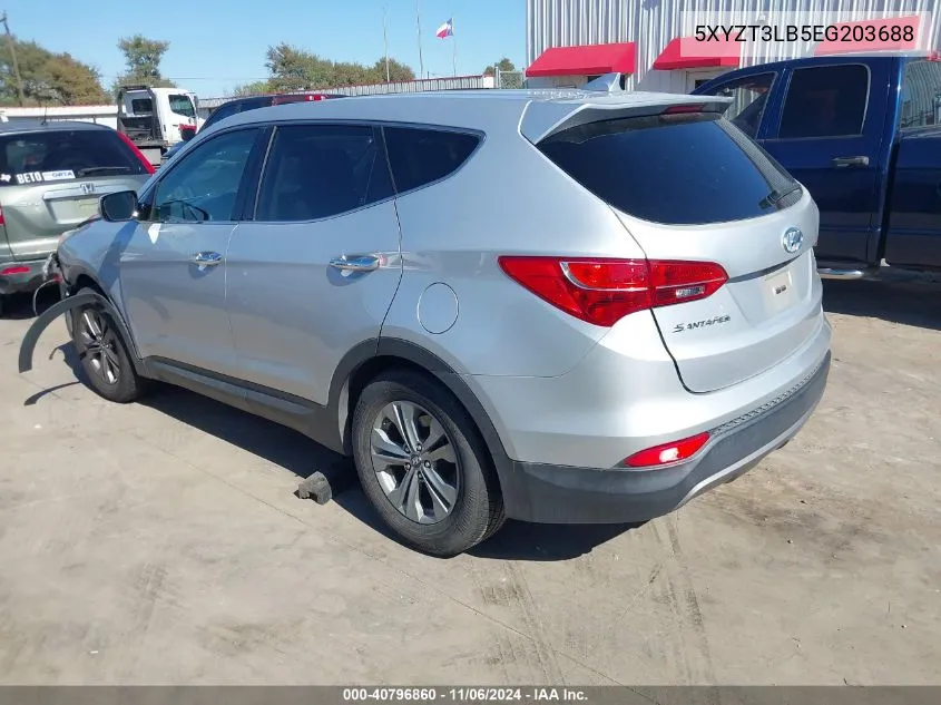 2014 Hyundai Santa Fe Sport 2.4L VIN: 5XYZT3LB5EG203688 Lot: 40796860