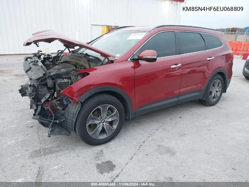 2014 Hyundai Santa Fe Limited VIN: KM8SN4HF6EU068809 Lot: 40800488