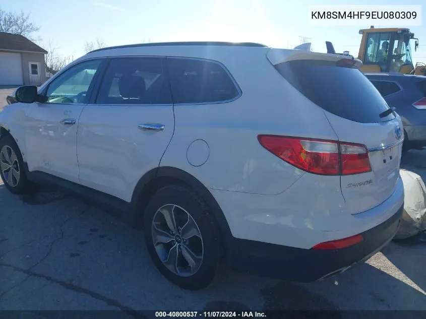 2014 Hyundai Santa Fe Gls VIN: KM8SM4HF9EU080309 Lot: 40800537