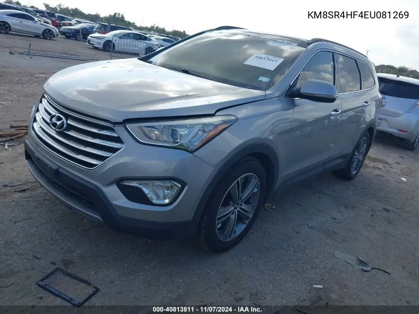 2014 Hyundai Santa Fe Limited VIN: KM8SR4HF4EU081269 Lot: 40813811