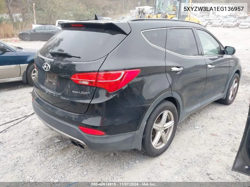 2014 Hyundai Santa Fe Sport 2.0L Turbo VIN: 5XYZW3LA1EG136957 Lot: 40814915