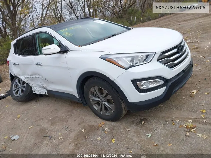 2014 Hyundai Santa Fe Sport 2.4L VIN: 5XYZU3LB5EG225705 Lot: 40829304