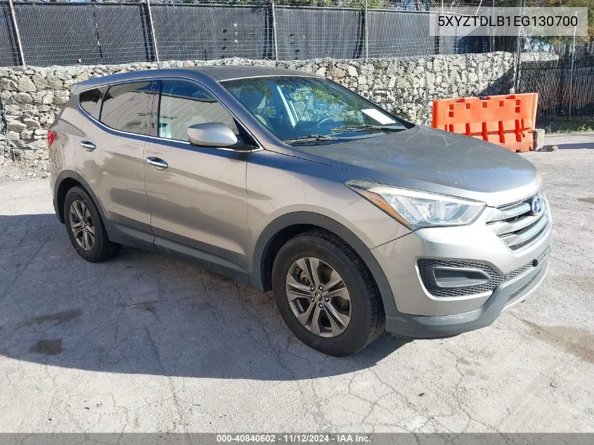 2014 Hyundai Santa Fe Sport 2.4L VIN: 5XYZTDLB1EG130700 Lot: 40840602