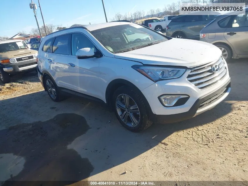 2014 Hyundai Santa Fe Gls VIN: KM8SNDHF8EU087068 Lot: 40841010