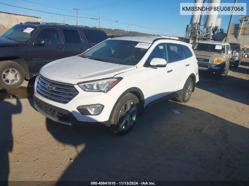 2014 Hyundai Santa Fe Gls VIN: KM8SNDHF8EU087068 Lot: 40841010