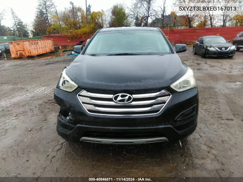 2014 Hyundai Santa Fe Sport 2.4L VIN: 5XYZT3LBXEG167013 Lot: 40846871