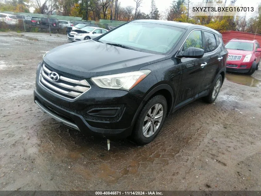 2014 Hyundai Santa Fe Sport 2.4L VIN: 5XYZT3LBXEG167013 Lot: 40846871