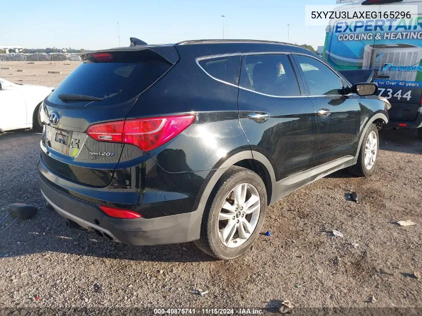 2014 Hyundai Santa Fe Sport 2.0L Turbo VIN: 5XYZU3LAXEG165296 Lot: 40875741