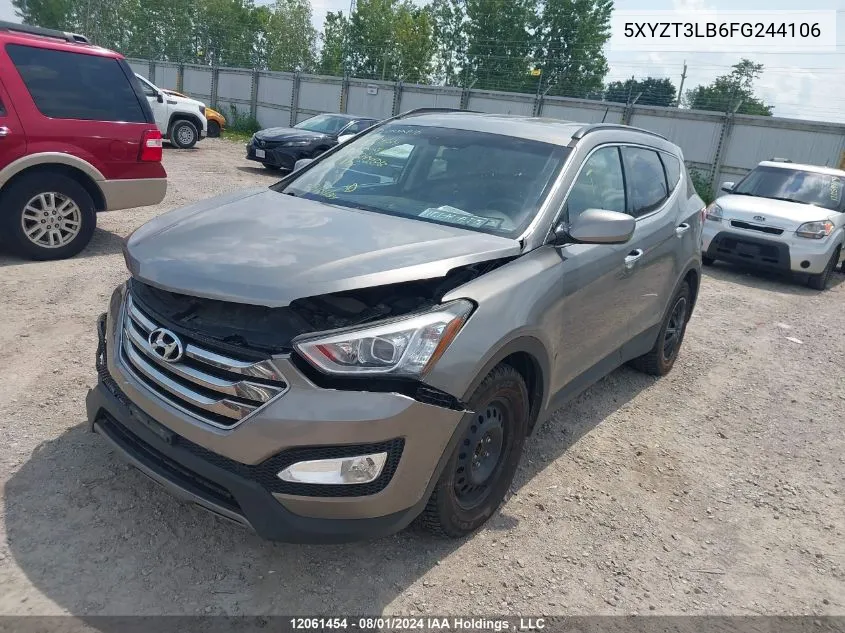 5XYZT3LB6FG244106 2015 Hyundai Santa Fe Sport 2.4 Base