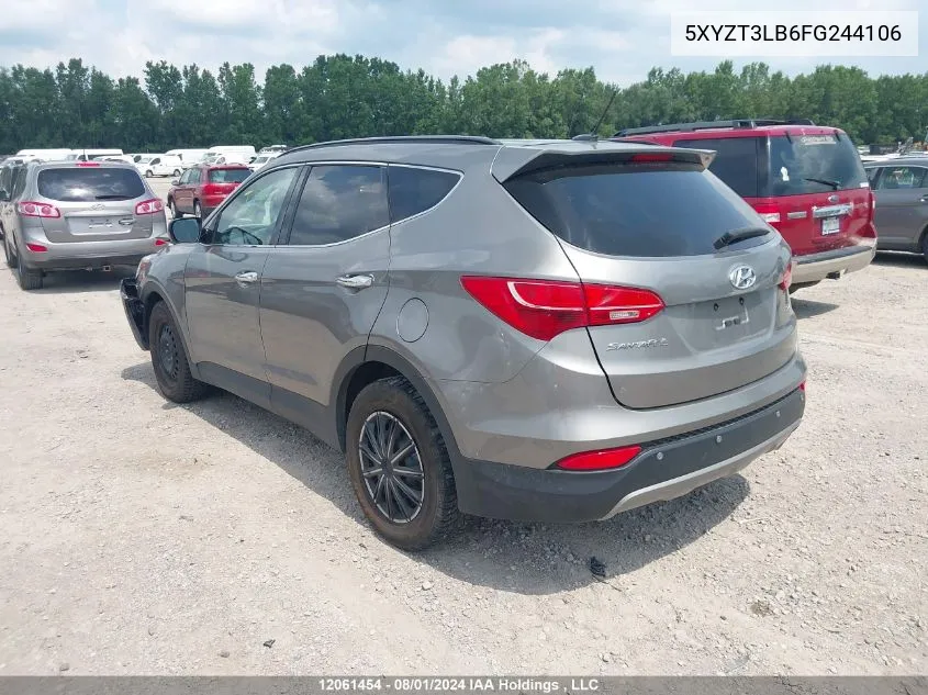 5XYZT3LB6FG244106 2015 Hyundai Santa Fe Sport 2.4 Base