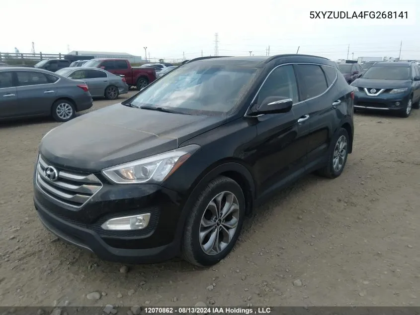 2015 Hyundai Santa Fe Sport VIN: 5XYZUDLA4FG268141 Lot: 12070862