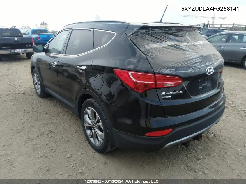 2015 Hyundai Santa Fe Sport VIN: 5XYZUDLA4FG268141 Lot: 12070862