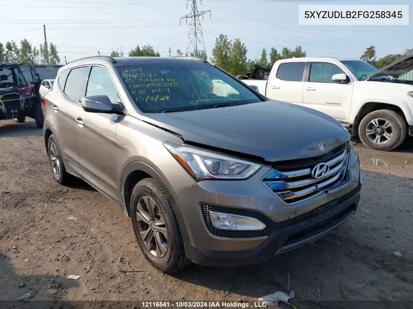 5XYZUDLB2FG258345 2015 Hyundai Santa Fe Sport