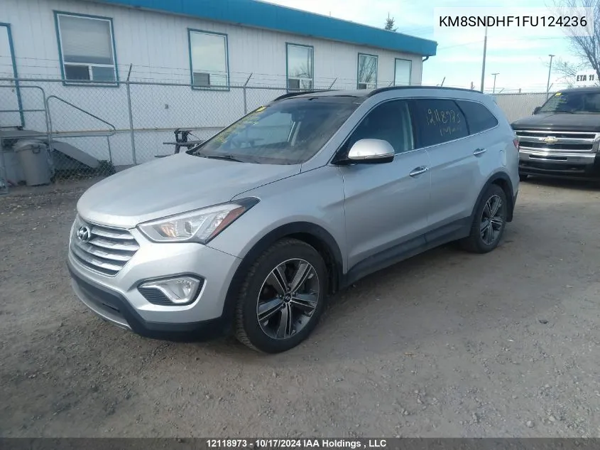 KM8SNDHF1FU124236 2015 Hyundai Santa Fe Xl Limited