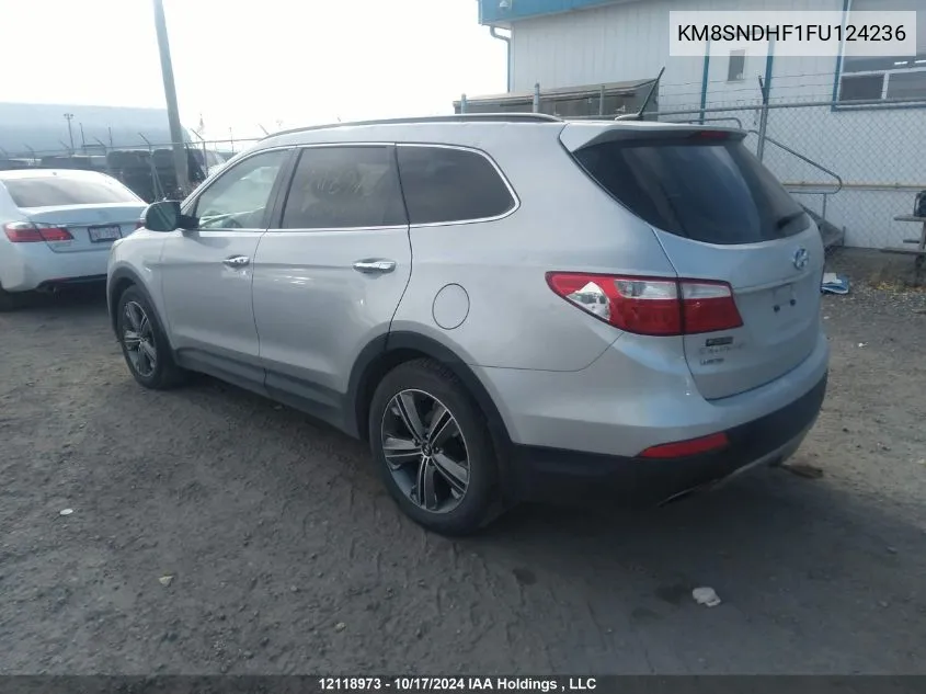 KM8SNDHF1FU124236 2015 Hyundai Santa Fe Xl Limited