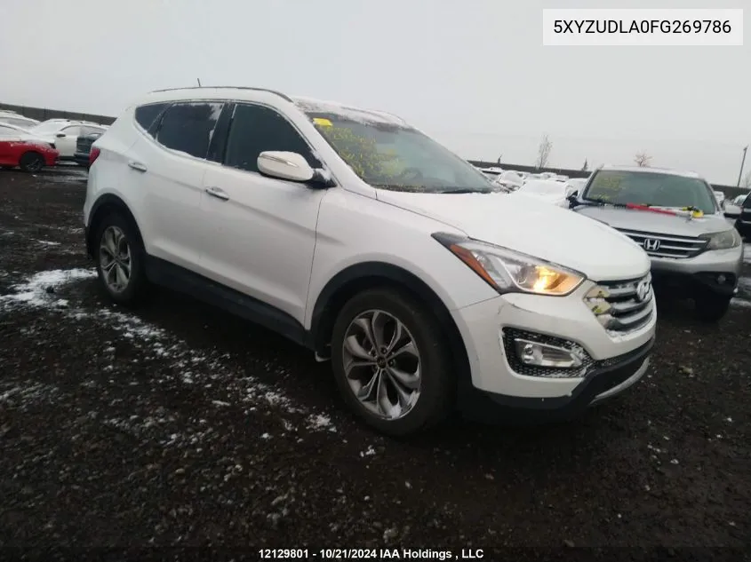 2015 Hyundai Santa Fe Sport 2.0T Limited VIN: 5XYZUDLA0FG269786 Lot: 12129801