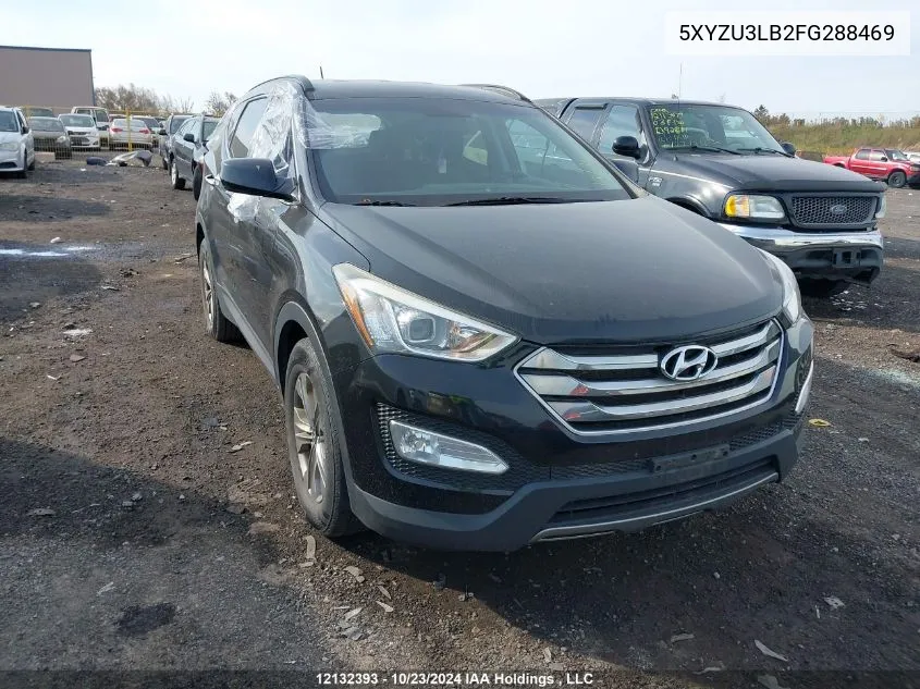 2015 Hyundai Santa Fe Sport VIN: 5XYZU3LB2FG288469 Lot: 12132393