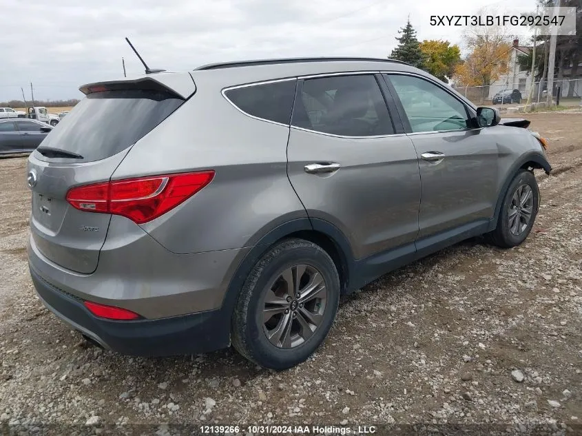 2015 Hyundai Santa Fe Sport VIN: 5XYZT3LB1FG292547 Lot: 12139266