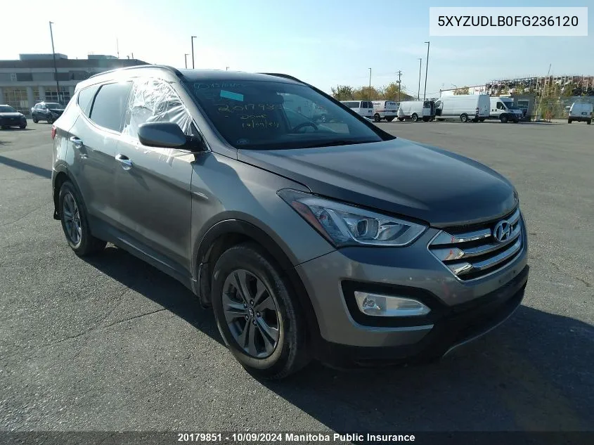 2015 Hyundai Santa Fe Sport 2.4 Luxury VIN: 5XYZUDLB0FG236120 Lot: 20179851