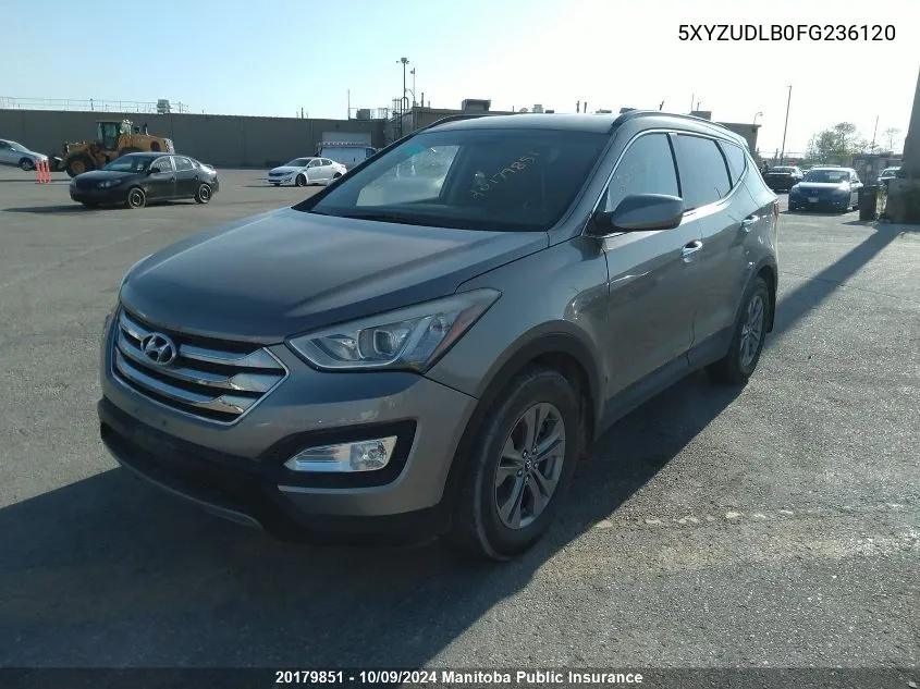 2015 Hyundai Santa Fe Sport 2.4 Luxury VIN: 5XYZUDLB0FG236120 Lot: 20179851