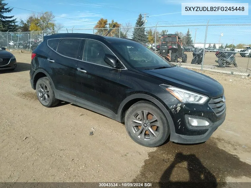 2015 Hyundai Santa Fe Sport VIN: 5XYZUDLB2FG245448 Lot: 30043534