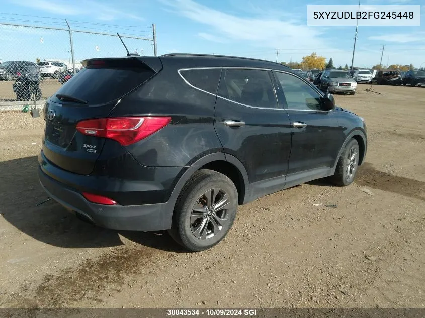 2015 Hyundai Santa Fe Sport VIN: 5XYZUDLB2FG245448 Lot: 30043534