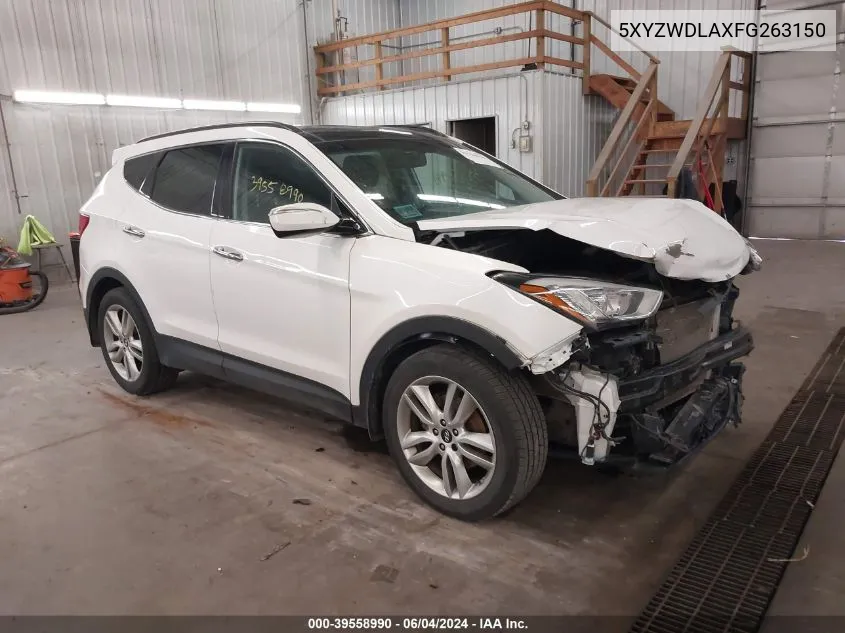 5XYZWDLAXFG263150 2015 Hyundai Santa Fe Sport 2.0L Turbo