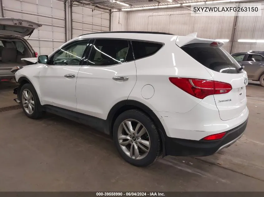 5XYZWDLAXFG263150 2015 Hyundai Santa Fe Sport 2.0L Turbo