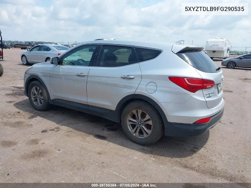 5XYZTDLB9FG290535 2015 Hyundai Santa Fe Sport 2.4L