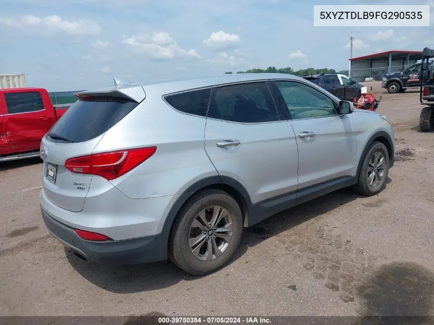 5XYZTDLB9FG290535 2015 Hyundai Santa Fe Sport 2.4L