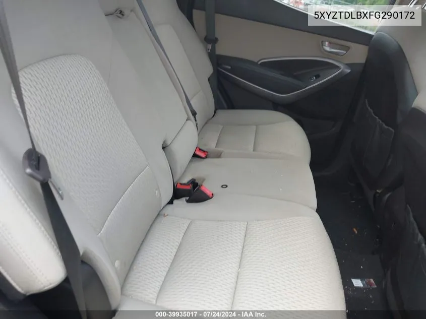 5XYZTDLBXFG290172 2015 Hyundai Santa Fe Sport 2.4L