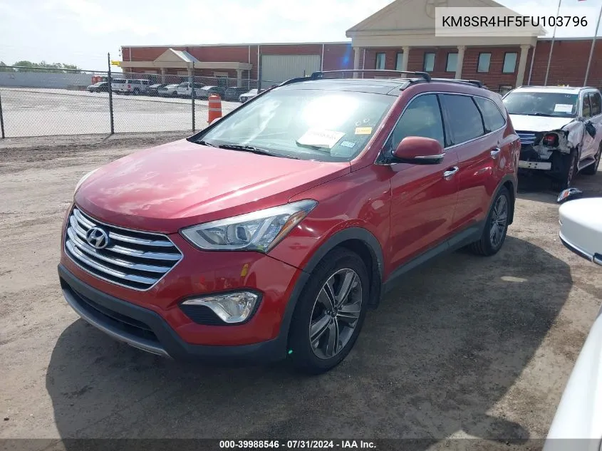 2015 Hyundai Santa Fe Gls VIN: KM8SR4HF5FU103796 Lot: 39988546