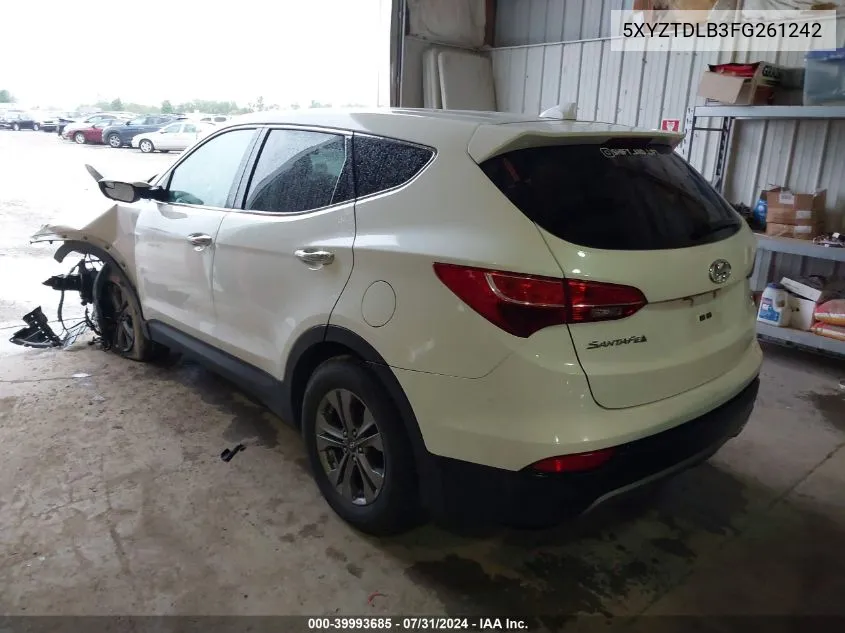 2015 Hyundai Santa Fe Sport 2.4L VIN: 5XYZTDLB3FG261242 Lot: 39993685