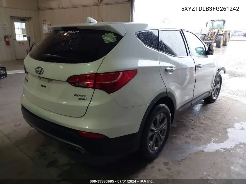 2015 Hyundai Santa Fe Sport 2.4L VIN: 5XYZTDLB3FG261242 Lot: 39993685