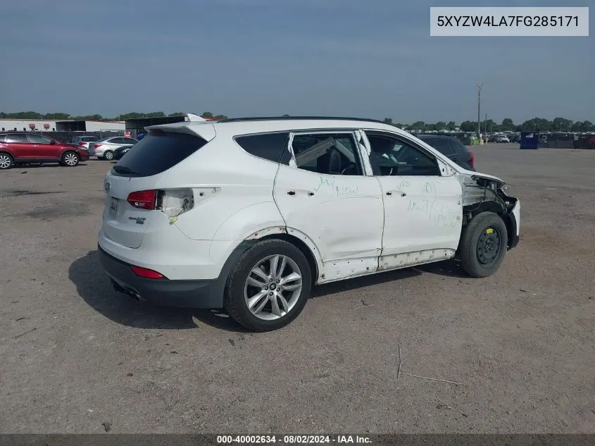 5XYZW4LA7FG285171 2015 Hyundai Santa Fe Sport 2.0L Turbo