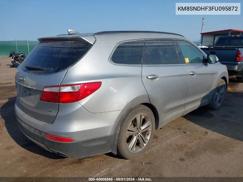 KM8SNDHF3FU095872 2015 Hyundai Santa Fe Gls