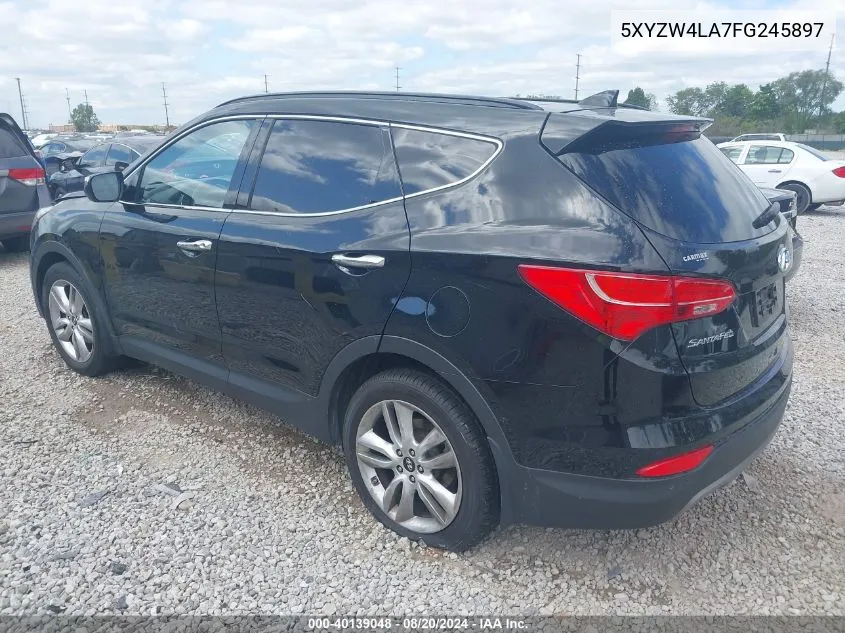 2015 Hyundai Santa Fe Sport VIN: 5XYZW4LA7FG245897 Lot: 40139048