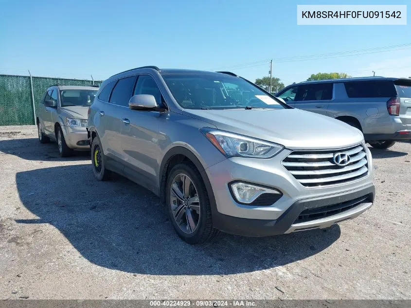 KM8SR4HF0FU091542 2015 Hyundai Santa Fe Gls