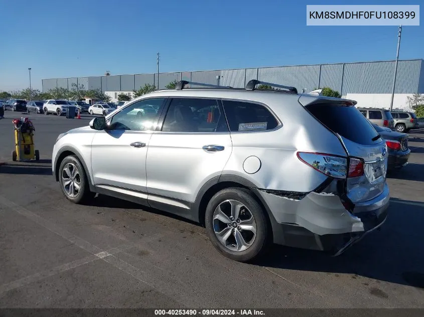 2015 Hyundai Santa Fe Gls VIN: KM8SMDHF0FU108399 Lot: 40253490